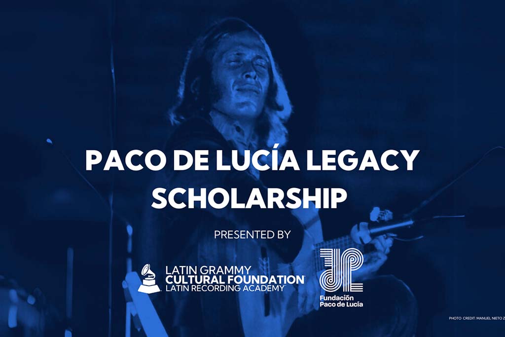 La Fundación Cultural Latin Grammy® anuncia la Beca Legado Paco de Lucía