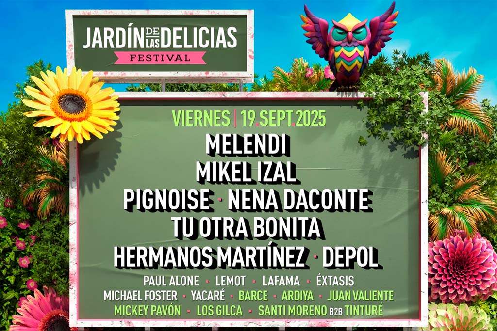 Festival Jardín de las Delicias, Sexta Edición: Septiembre, 2025