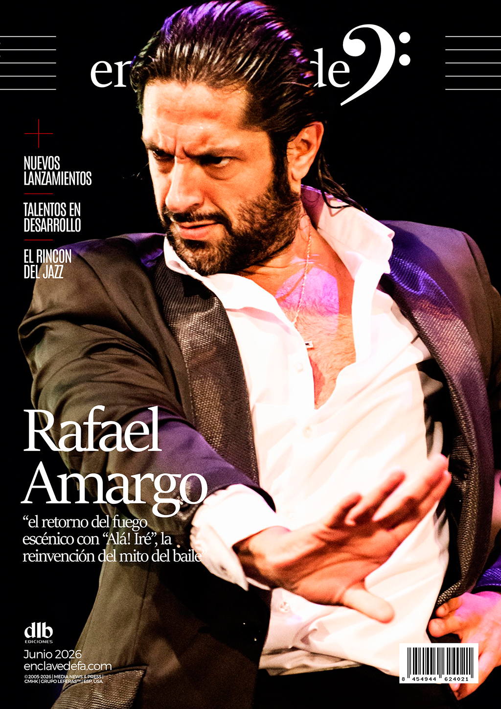 Portada Rafael Amargo cover en Clave de Fa