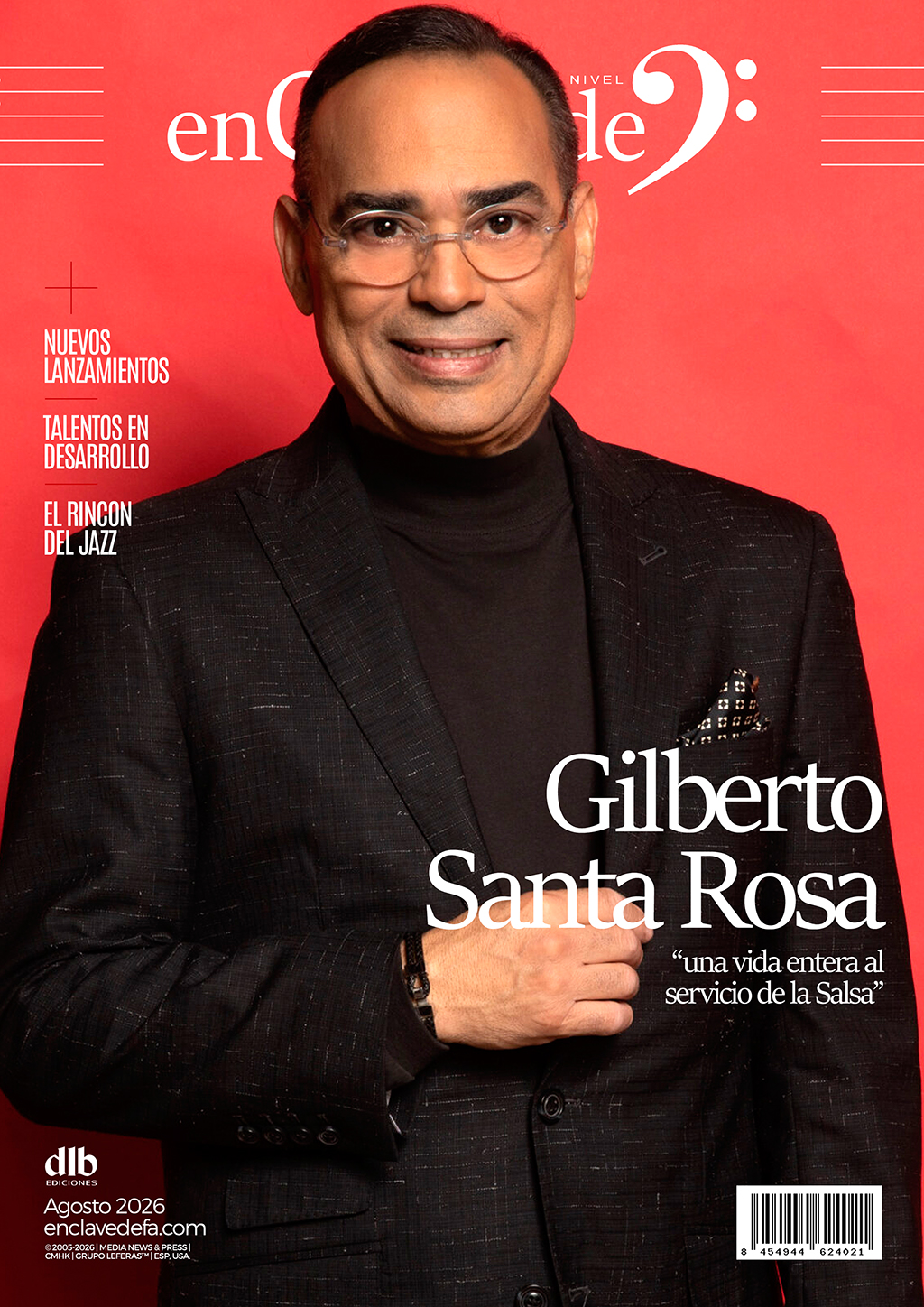 Gilberto Santa Rosa cover en Clave de Fa